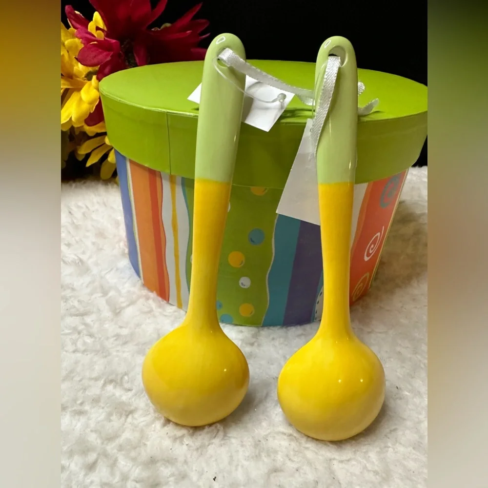 New Grasslands Road Ceramic Mulit-Function Owl🦉Coffee Scoop Tea Spoon Set Of 2